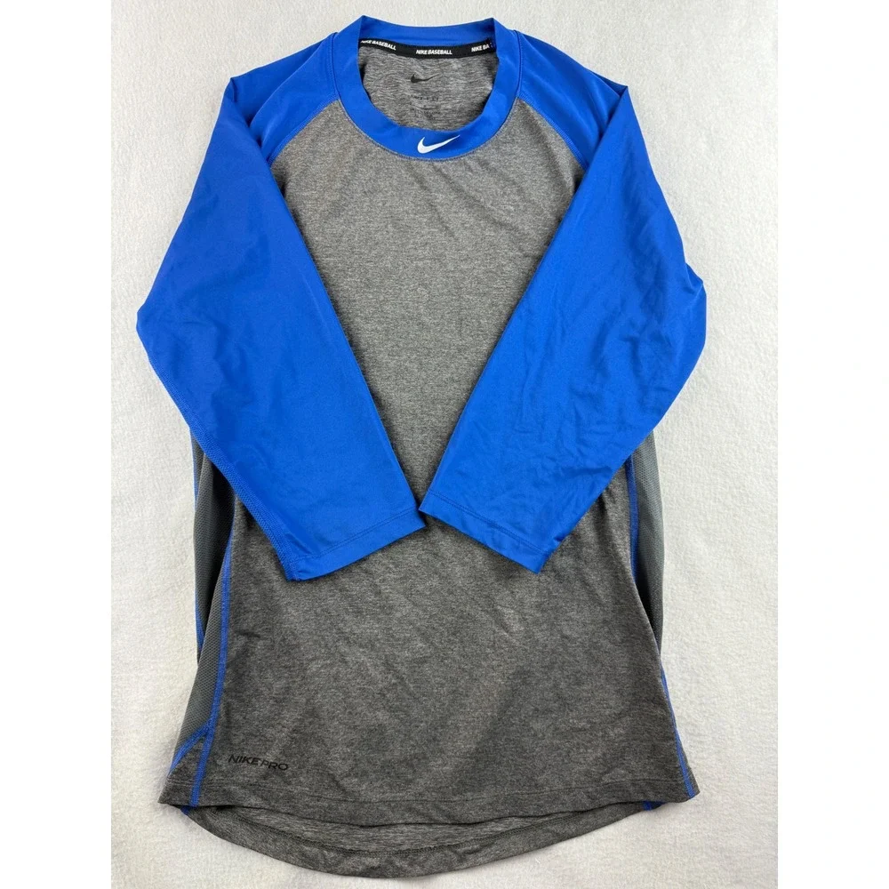 Nike Baseball Dri-FIT Long Sleeve Raglan Shirt Mens Training Top